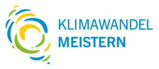 Logo und Schriftzug der Kampagne Klimawandelmeistern