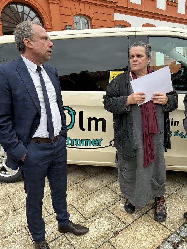 Minister Glauber mit Frau Olm