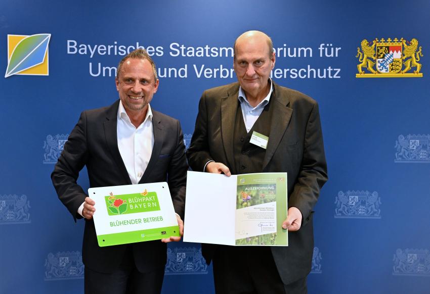 Umweltminister Thorsten Glauber hat die Auszeichnung 