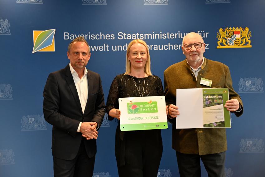 Umweltminister Thorsten Glauber hat die Auszeichnung 