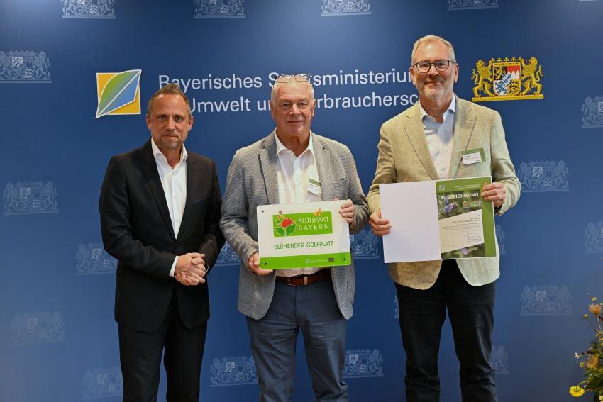 Umweltminister Thorsten Glauber hat die Auszeichnung 