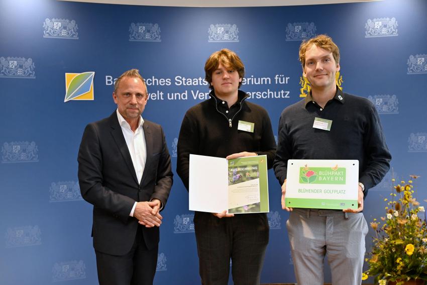 Umweltminister Thorsten Glauber hat die Auszeichnung 