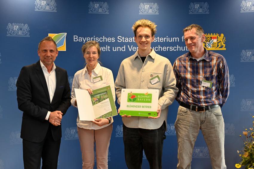 Umweltminister Thorsten Glauber hat die Auszeichnung 