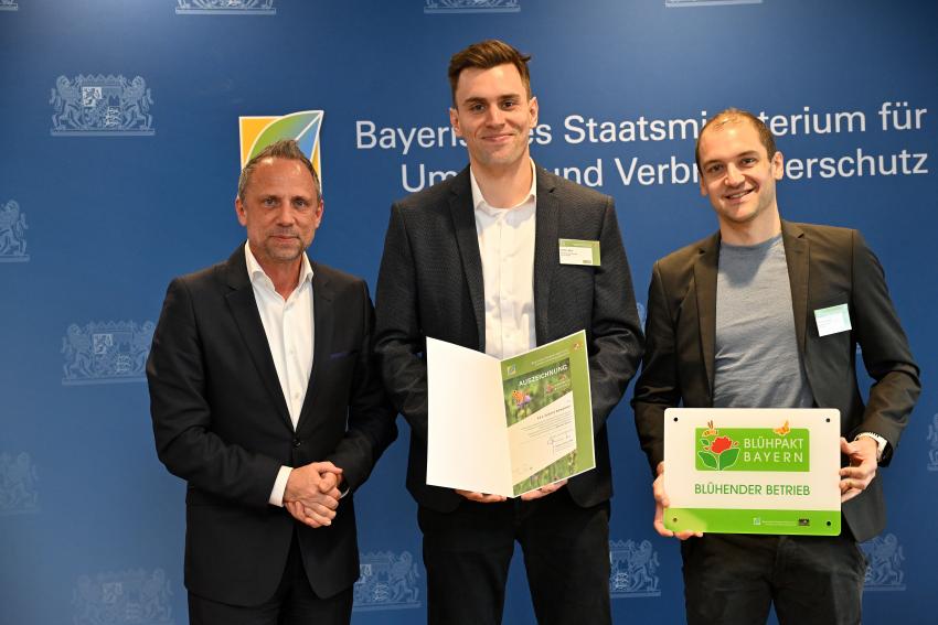 Umweltminister Thorsten Glauber hat die Auszeichnung 