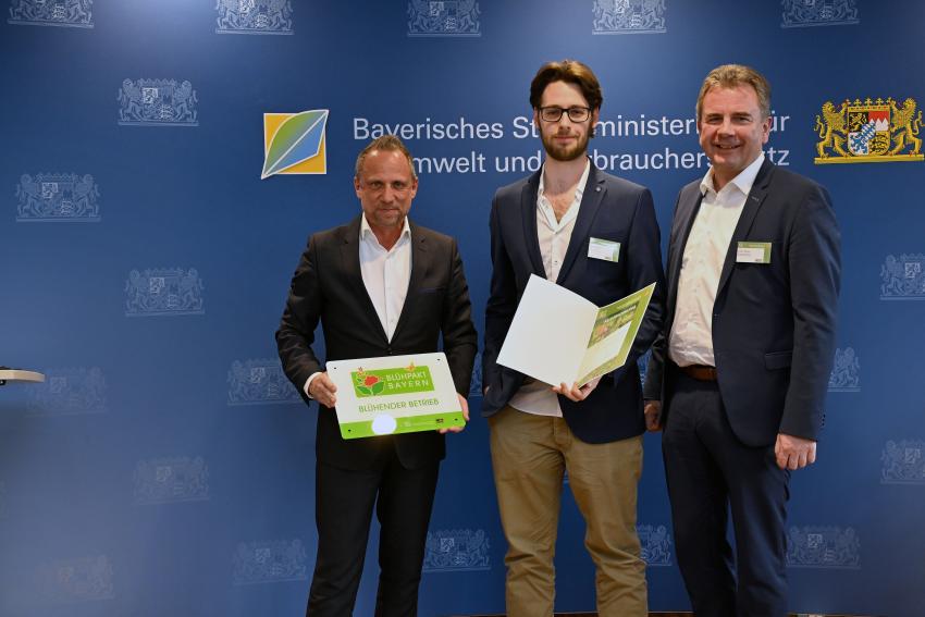 Umweltminister Thorsten Glauber hat die Auszeichnung 