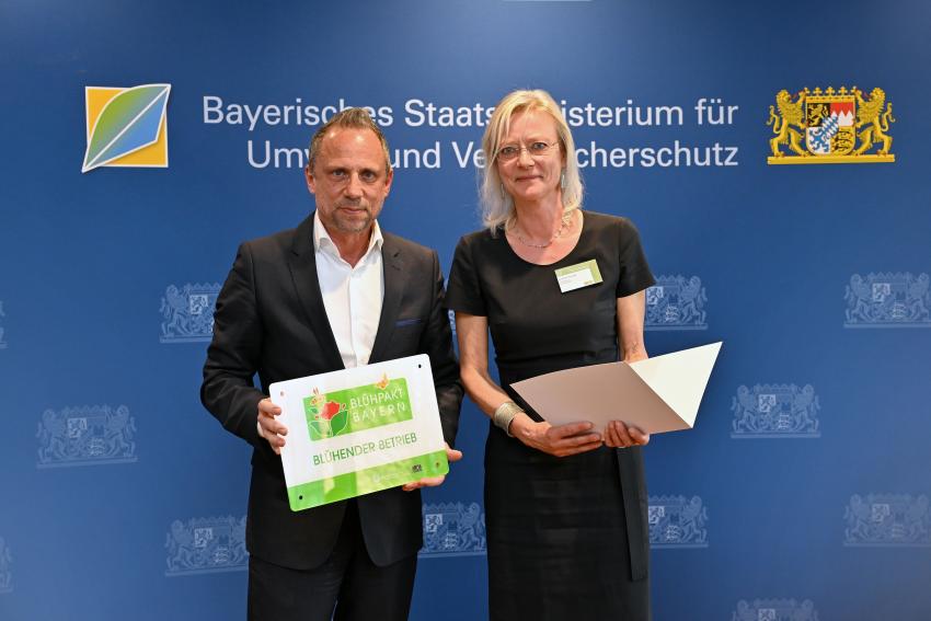 Umweltminister Thorsten Glauber hat die Auszeichnung 