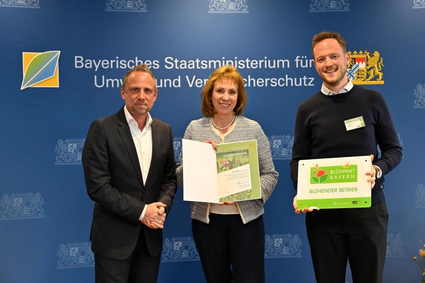 Umweltminister Thorsten Glauber hat die Auszeichnung 