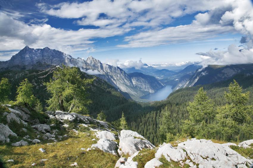 Blick vom Süden auf den Königssee Foto: Hans Stanggassinger