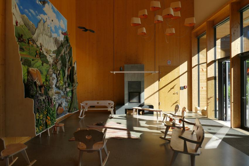 Foyer Haus der Berge Foto: Julia Herzog