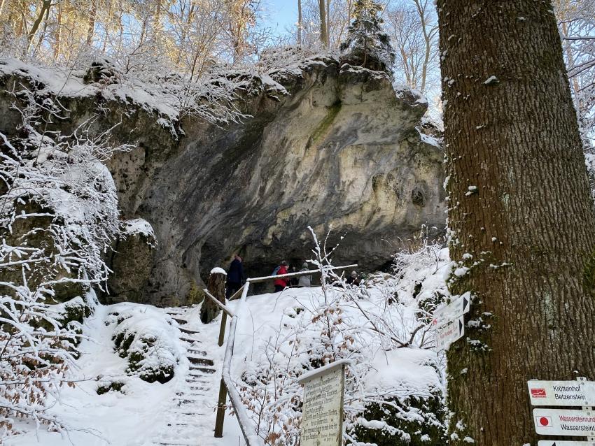 Felsformation „Großer Wasserstein“ nahe Betzenstein, Foto Marlene Deß 