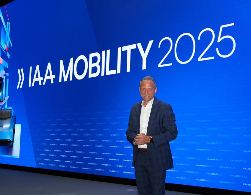 Umweltminister Thorsten Glauber bei der Eröffnung der IAA MOBILITY 2025