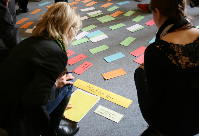 Gemeinsames Brainstormen bei einer MPZ-Fortbildung (Urheber: MPZ)