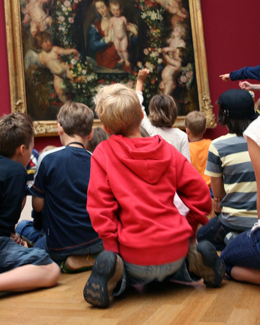 Mit dem MPZ in der Alten Pinakothek (Urheber: MPZ)