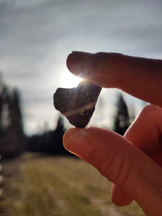 Herz aus Naturmaterial (Urheberin: Roswitha Lüer)