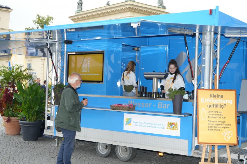 Die Wasser-Bar des Umweltministeriums