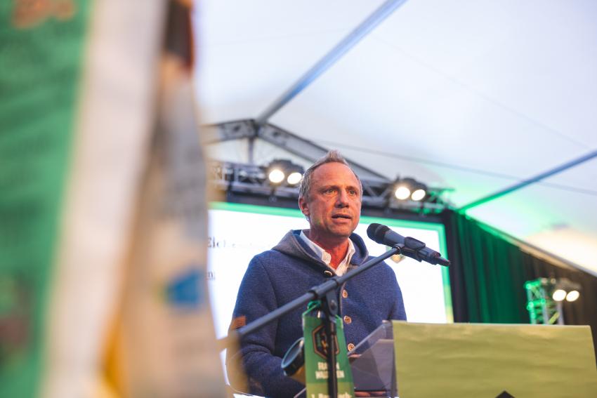 Umweltminister Thorsten Glauber am Rednerpult