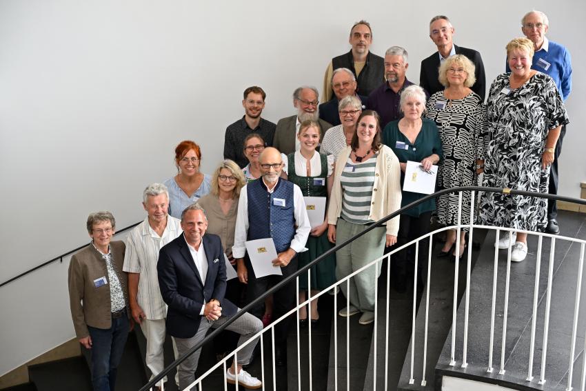 Gruppenfoto der Verleihung der Grünen Engel und der Grünen Junior Engel