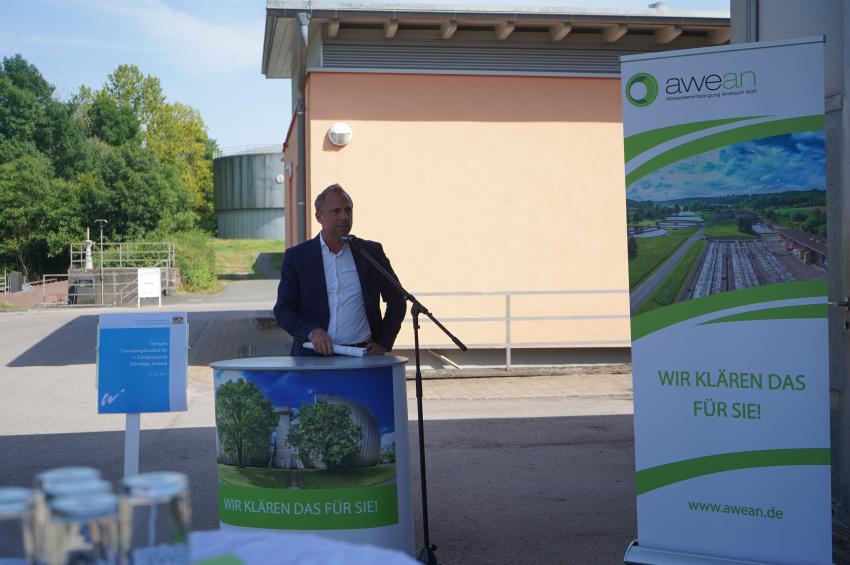 Umweltminister Thorsten Glauber am Rednerpult