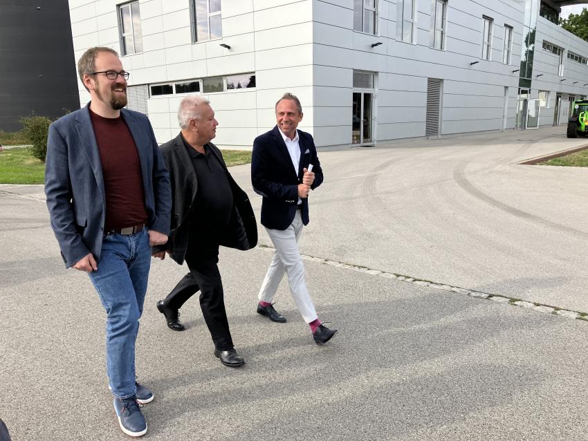 Minister Glauber in Erlangen