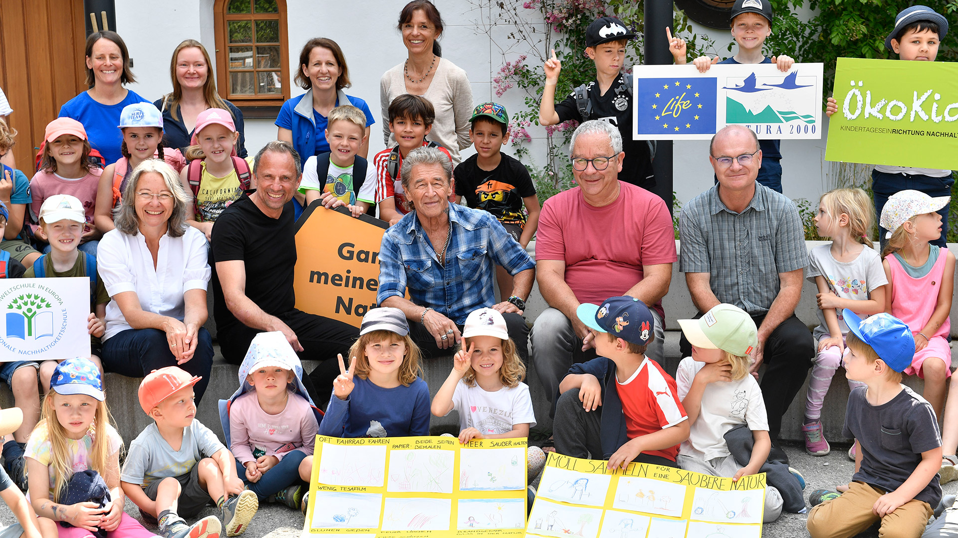 ÖkoKids und Umweltschule treffen Natura 2000-Botschafter Peter Maffay