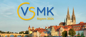 Stadtansicht von Regensburg mit dem Logo VSMK Bayern 2024