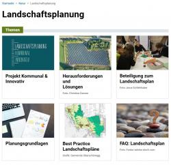 Screenshot des Internetauftritts