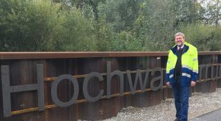 Umweltminister Dr. Marcel Huber weiht Hochwasserschutzmaßnahme im Mindeltal ein