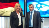 Bayern und Israel intensivieren Zusammenarbeit bei Wassernutzung und Klimagasen; v.l.n.r: Umweltminister Zeev Elkin, Umweltministerin Ulrike Scharf