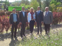 Die bayerische Umweltministerin Ulrike Scharf besuchte heute die Gartenschau "Natur Alzenau 2015". Am 22.Mai öffnet die Gartenschau offiziell ihr ePforten für die Besucher.