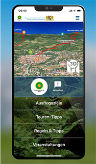 Interner Link zur App des Biosphärenreservat Rhön