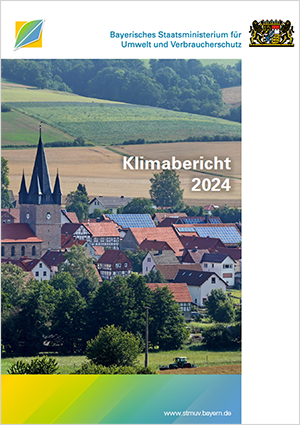 Titelseite der Veröffentlichung Klimabericht 2024; Verlinkung zum Bericht in PDF-Form