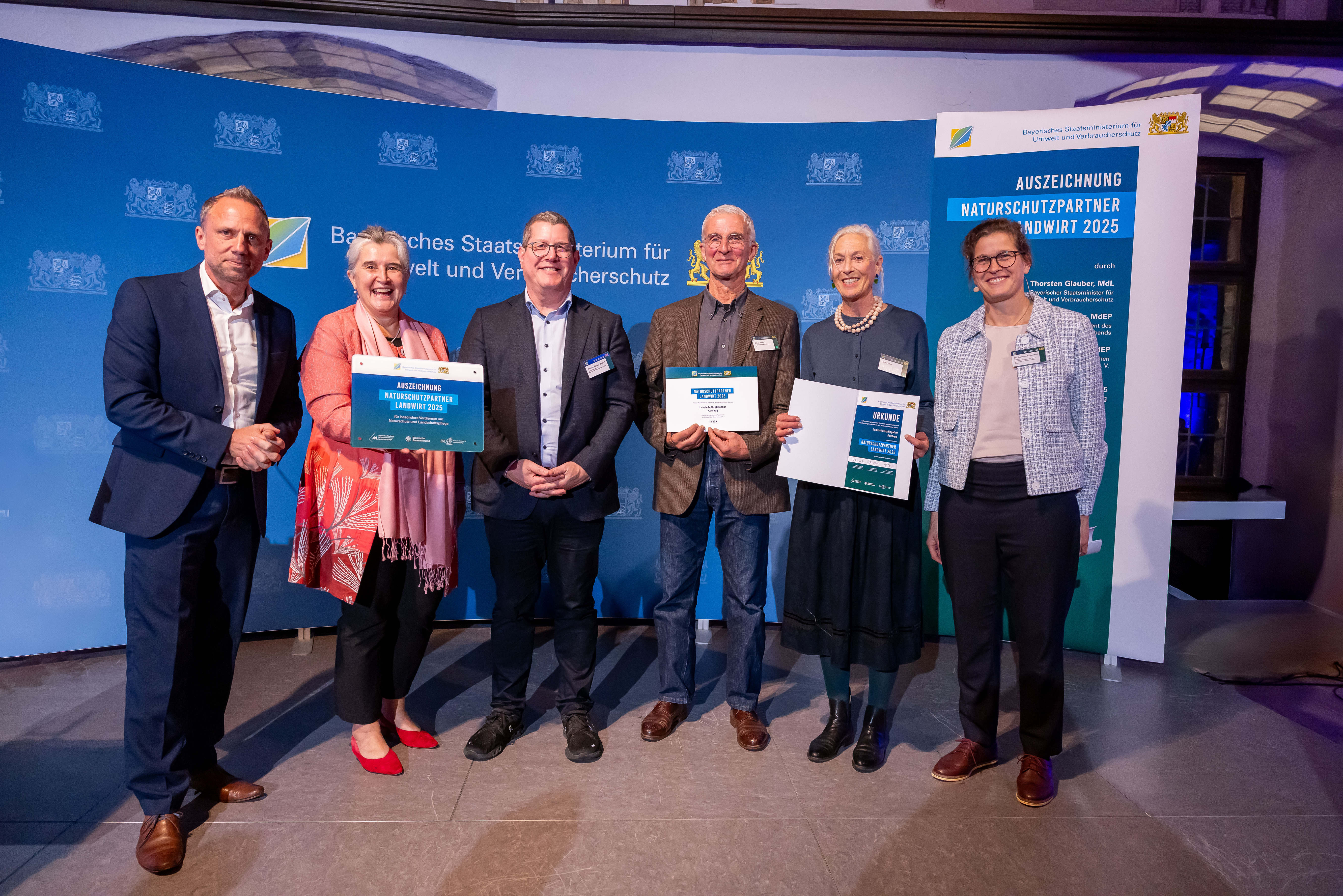 Verleihung des Naturschutzpartner Landwirt 2025 an Landschaftspflegehof Adelegg, Landkreis Oberallgäu