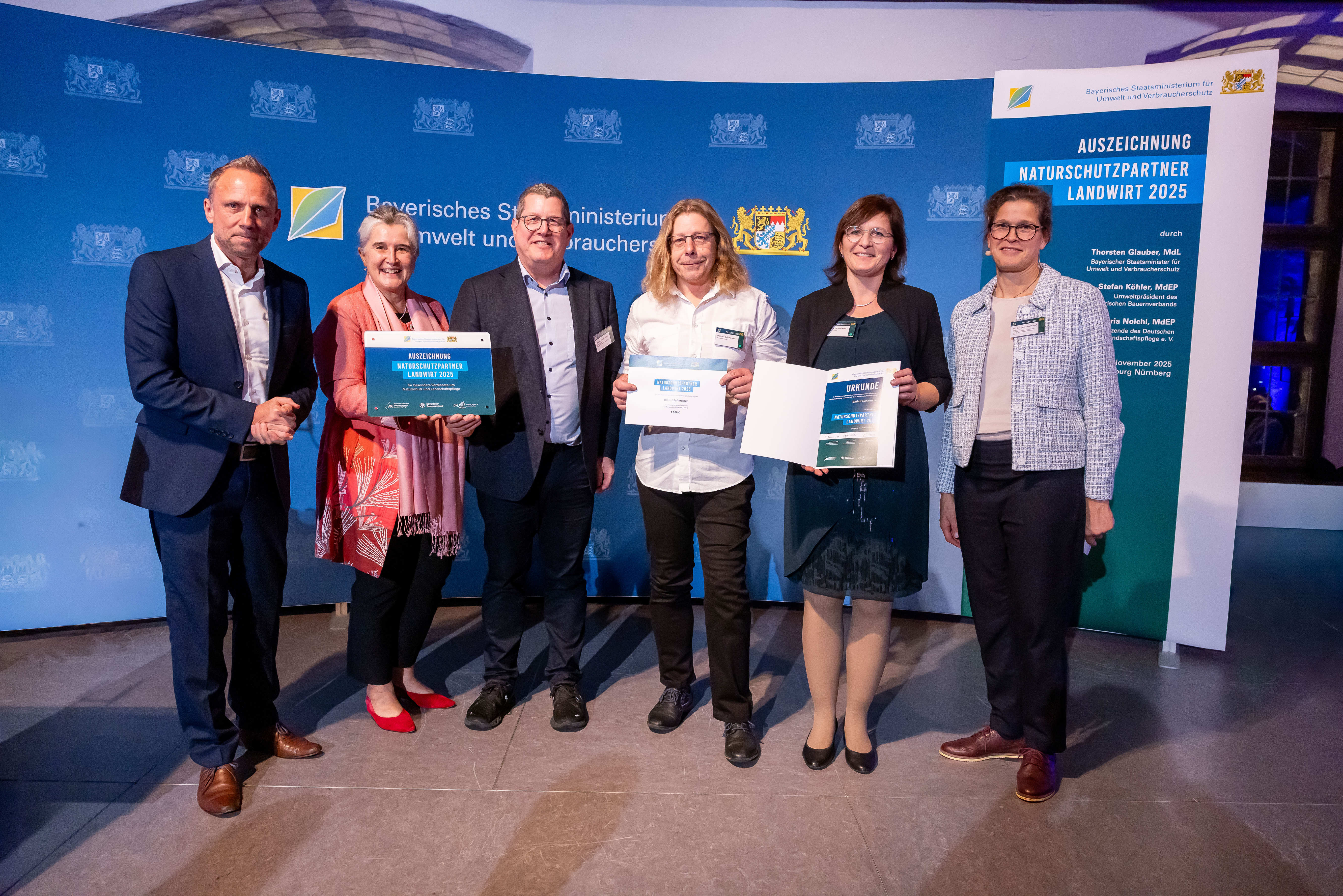 Verleihung des Naturschutzpartner Landwirt 2025 an Biohof Schmutzer, Landkreis Freyung-Grafenau